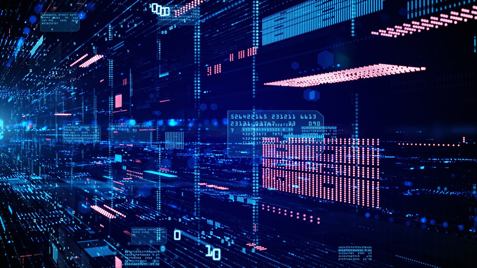 Digital Cyberspace and data Diagram