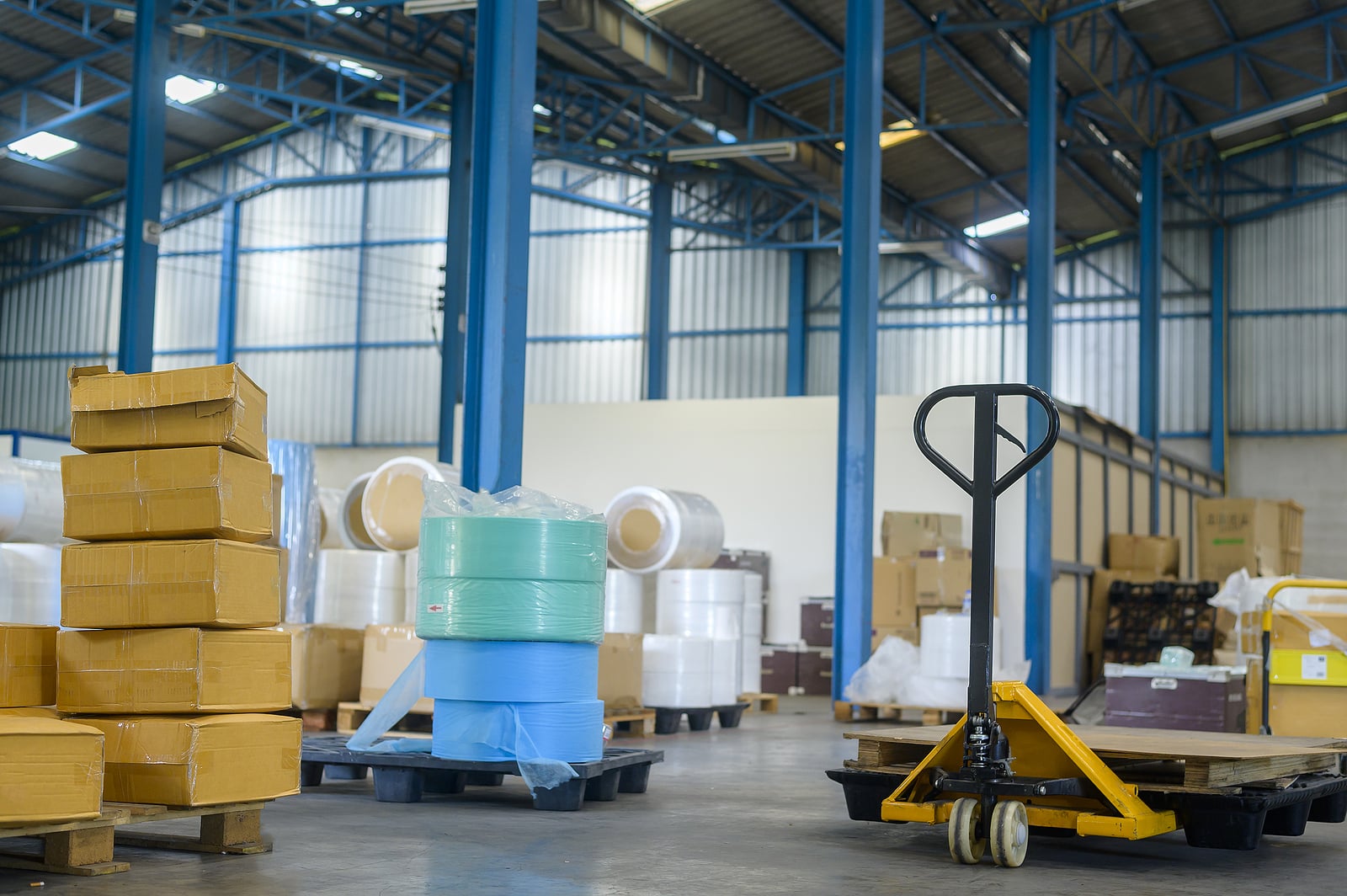 A warehouse full of boxes