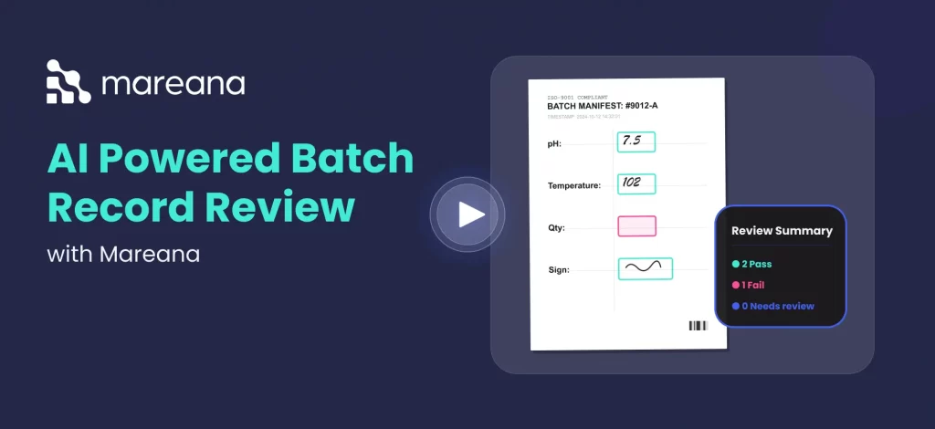 AI for Batch Record Review