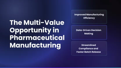 The Multi-Value Opportunity in Pharmaceutical Manufacturing