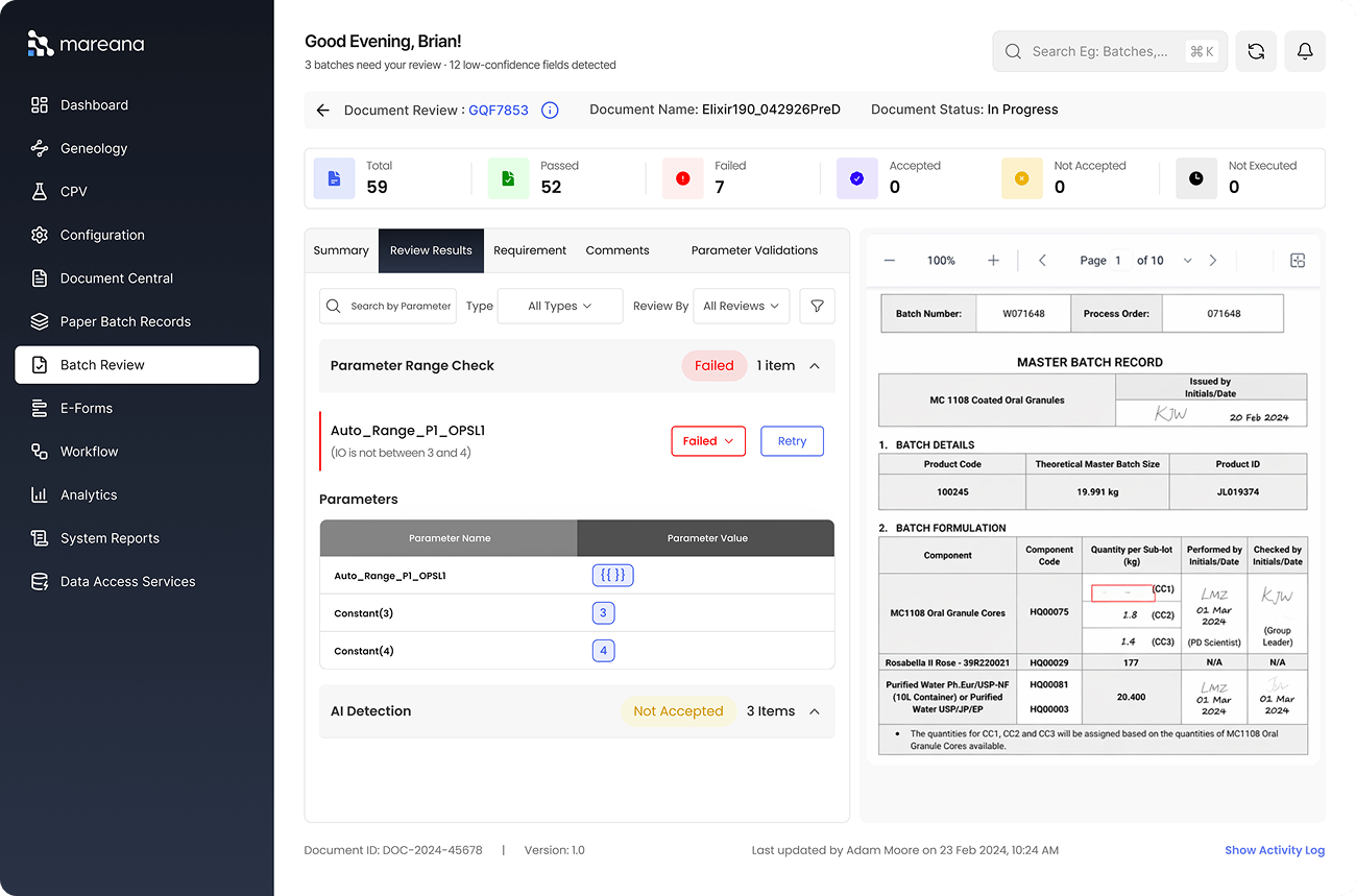 Reduce Batch Review Time up to 70%
