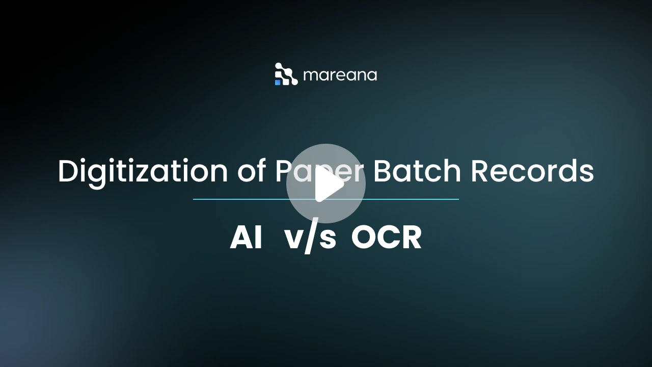 AI Powered Paper Batch Record Digitization