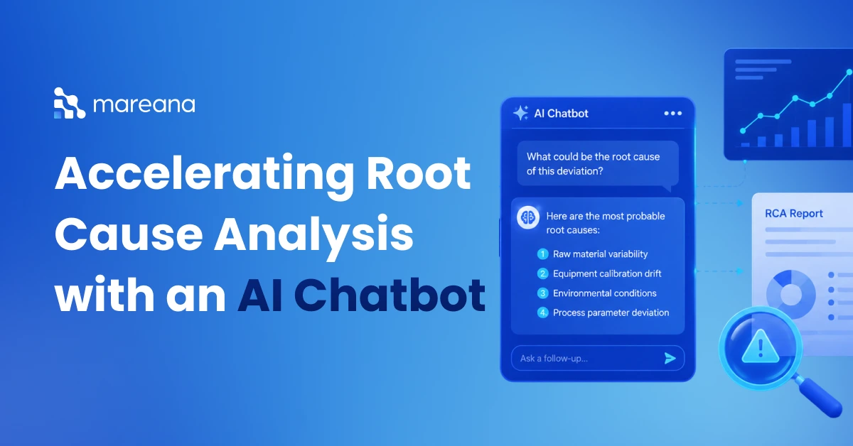 Simplifying Manufacturing Investigations with an AI Chatbot