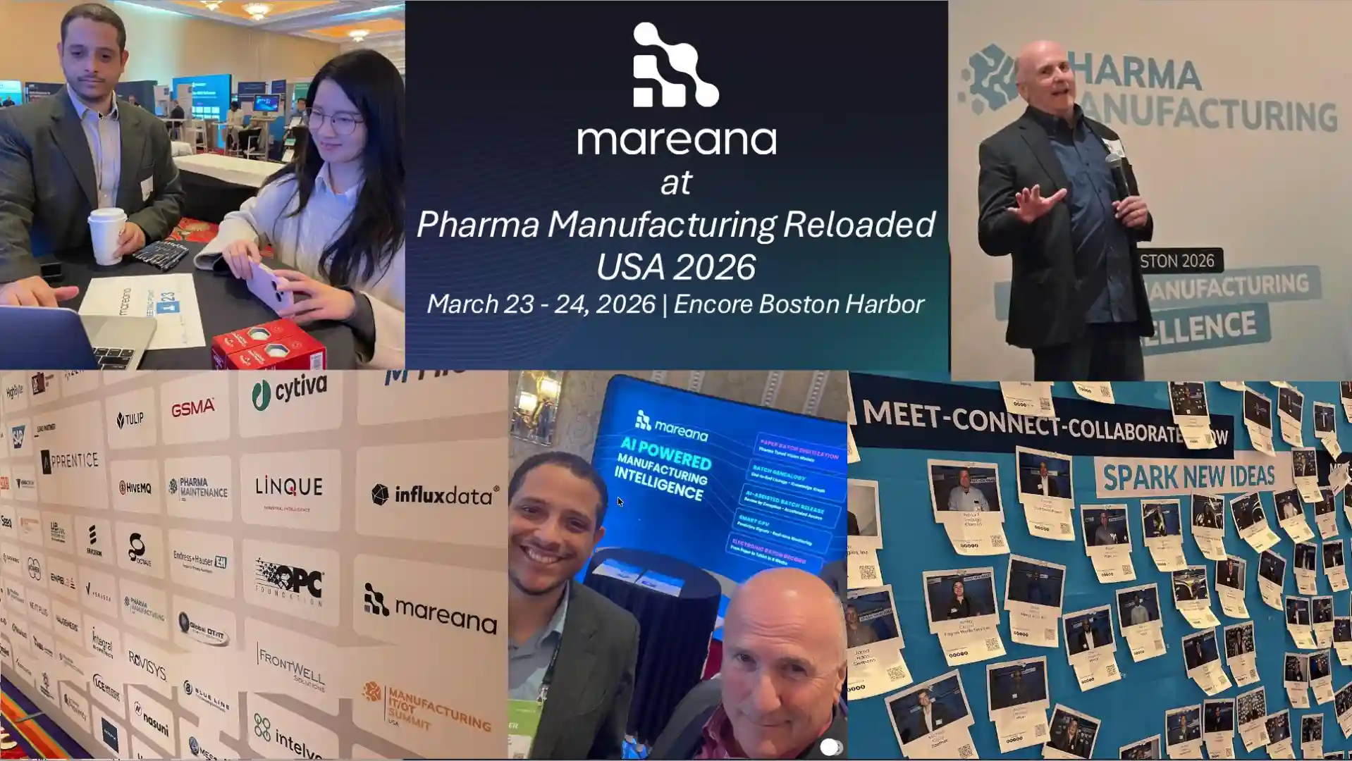 The Mareana team at an industry event