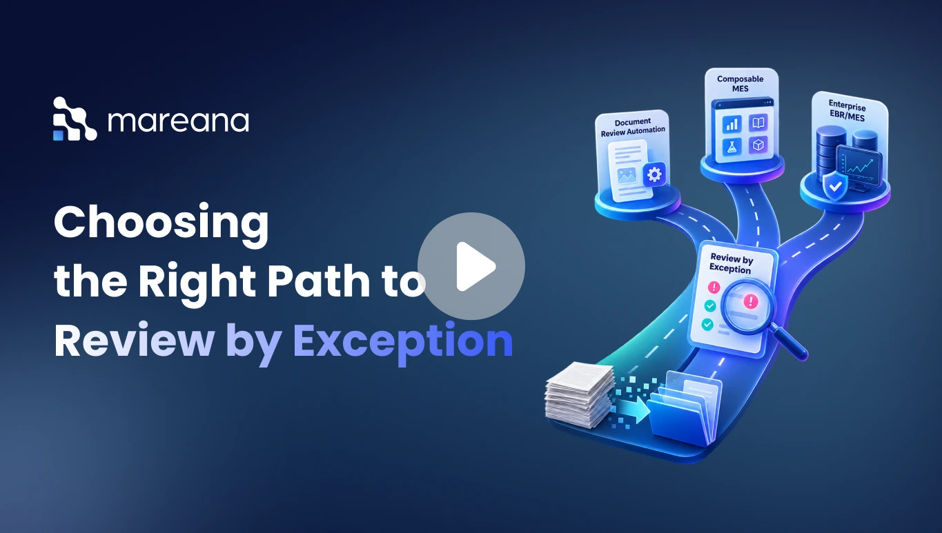 Video for Choosing right path to review by exception