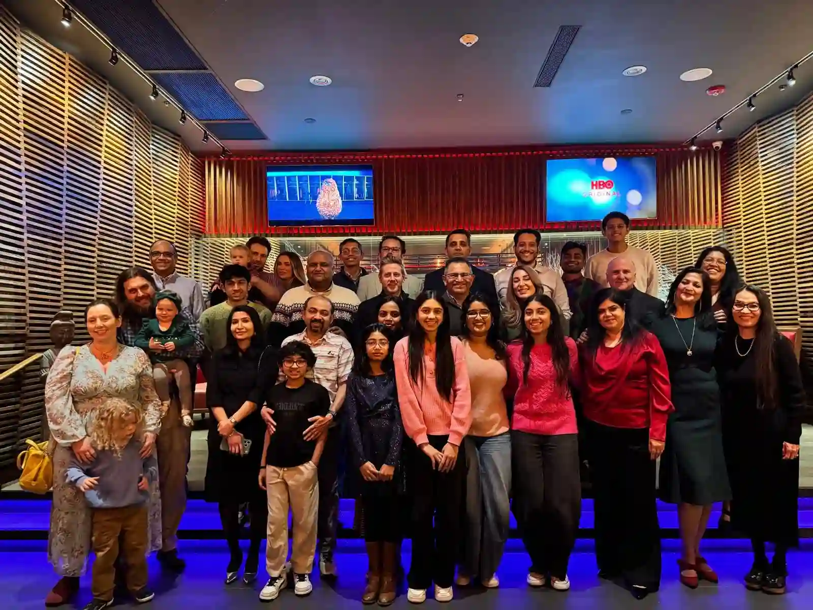 Holiday celebrations with employees