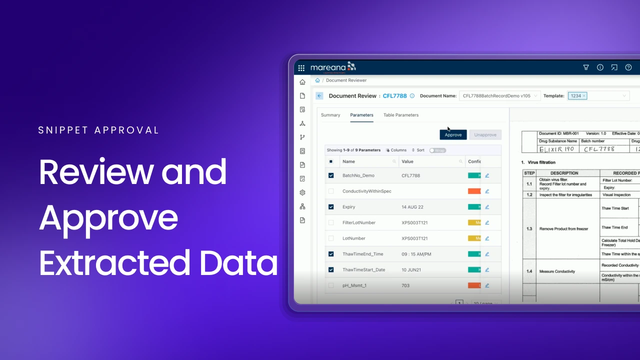How to Review and Approve Extracted Batch Data