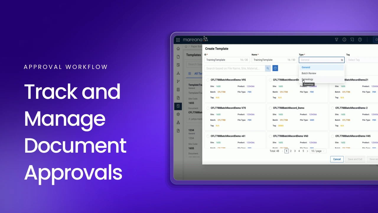 How to Manage Tracked Approvals for Batch Records and Materials