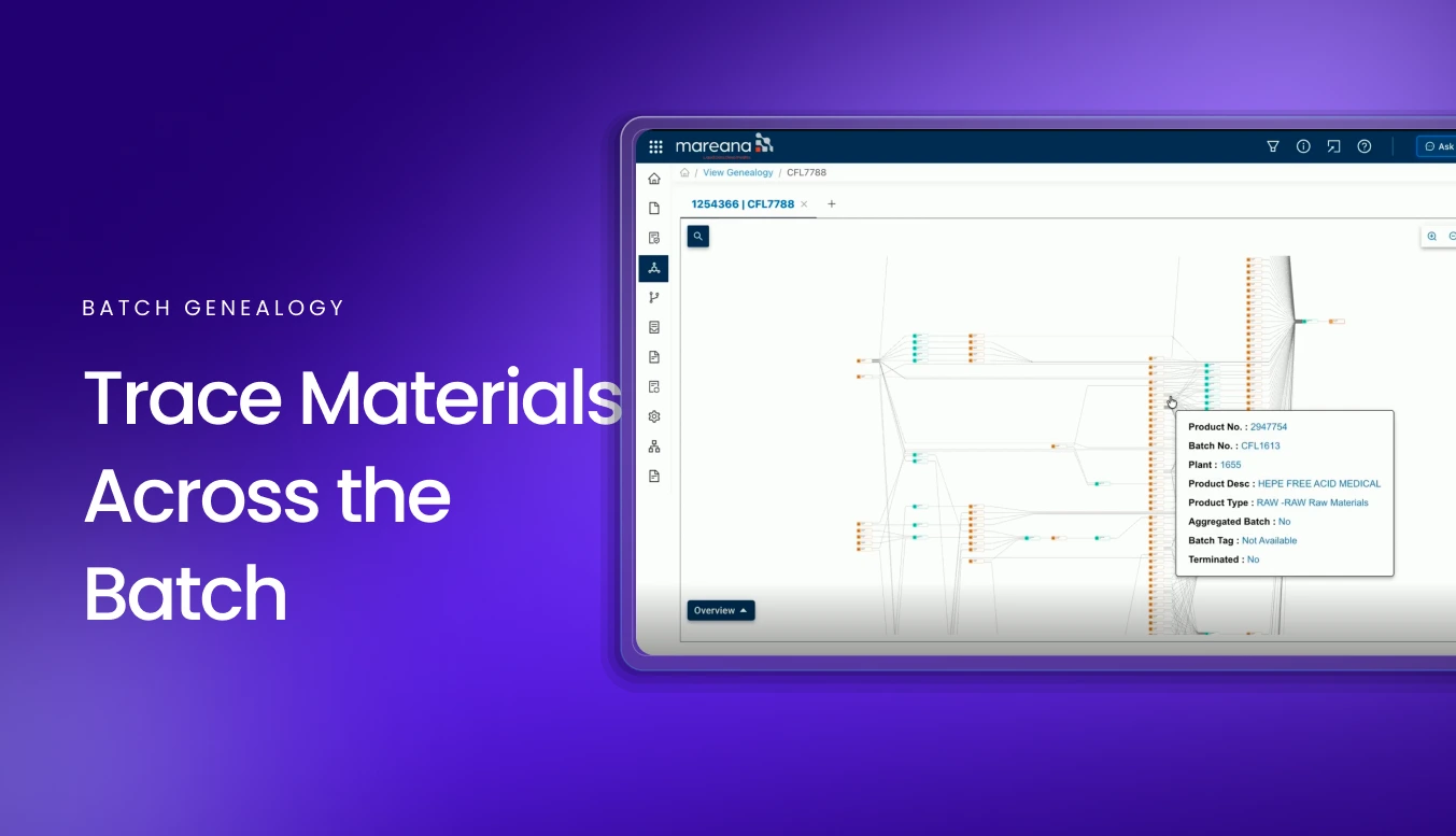 How to Trace Batch Materials with Manufacturing Genealogy